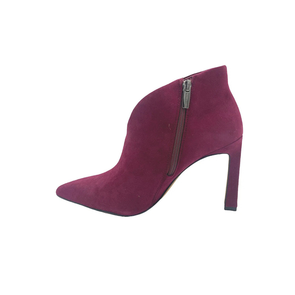 Vince Camuto Pointy Toe Heeled Booties Sestrinda Ribbon Red - Medium - Picture 3 of 5